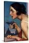 La Mujer De La Pistola 1925-Cartel Para La Union Española De Explosivos-Julio Romero de Torres-Stretched Canvas