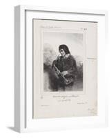 La Musette (The Bagpipe Player), 1844-Paul Gavarni-Framed Giclee Print