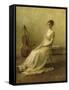 La Musicienne-Thomas Wilmer Dewing-Framed Stretched Canvas