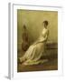 La Musicienne-Thomas Wilmer Dewing-Framed Giclee Print