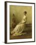 La Musicienne-Thomas Wilmer Dewing-Framed Giclee Print