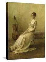 La Musicienne-Thomas Wilmer Dewing-Stretched Canvas