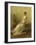 La Musicienne-Thomas Wilmer Dewing-Framed Giclee Print