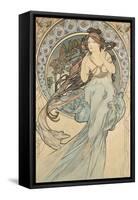 La Musique, 1898-Alphonse Mucha-Framed Stretched Canvas