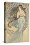 La Musique, 1898-Alphonse Mucha-Stretched Canvas