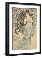 La Musique, 1898-Alphonse Mucha-Framed Giclee Print