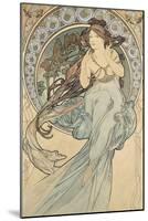 La Musique, 1898-Alphonse Mucha-Mounted Giclee Print
