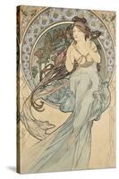 La Musique, 1898-Alphonse Mucha-Stretched Canvas