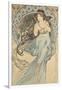 La Musique, 1898-Alphonse Mucha-Framed Giclee Print