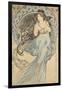 La Musique, 1898-Alphonse Mucha-Framed Giclee Print