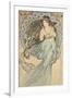 La Musique, 1898-Alphonse Mucha-Framed Giclee Print