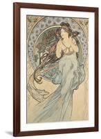 La Musique, 1898-Alphonse Mucha-Framed Giclee Print