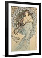 La Musique, 1898-Alphonse Mucha-Framed Giclee Print