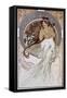 La Musique - by Mucha, 1898.-Alphonse Marie Mucha-Framed Stretched Canvas