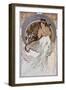 La Musique - by Mucha, 1898.-Alphonse Marie Mucha-Framed Giclee Print