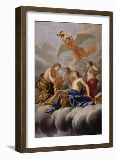 La Naissance de l'Amour-Eustache Le Sueur-Framed Giclee Print