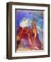 La naissance de Venus-Birth of Venus, 1912 Gouache.-Odilon Redon-Framed Giclee Print