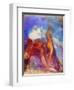 La naissance de Venus-Birth of Venus, 1912 Gouache.-Odilon Redon-Framed Giclee Print