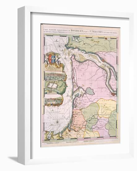 La Naptune Francois, Ou Atlas Des Cartes Marines, 1693-Pierre Mortier-Framed Giclee Print