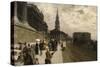 La National Gallery et l'église Saint Martin à Londres-Nittis Giuseppe-Stretched Canvas