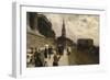 La National Gallery et l'église Saint Martin à Londres-Nittis Giuseppe-Framed Giclee Print