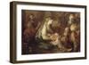 La Nativité, avec l'Adoration des mages-Charles de La Fosse-Framed Giclee Print