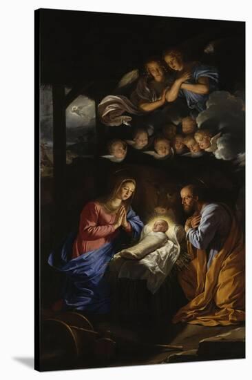 La Nativité-Philippe De Champaigne-Stretched Canvas