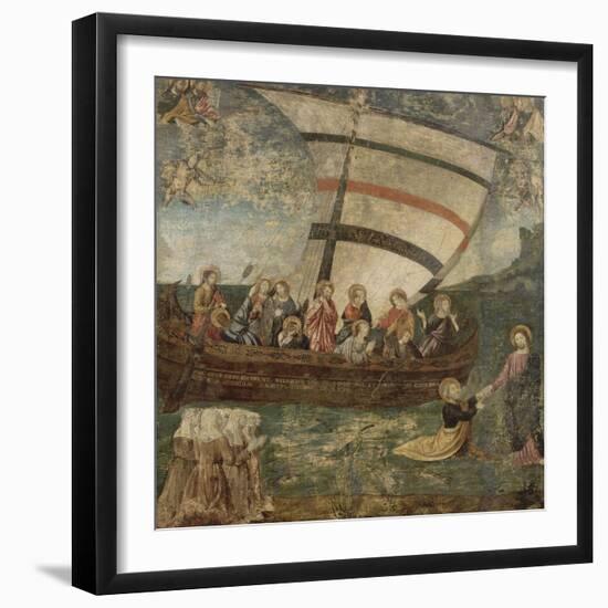 La "Navicella", d'après Giotto-Giotto di Bondone-Framed Giclee Print