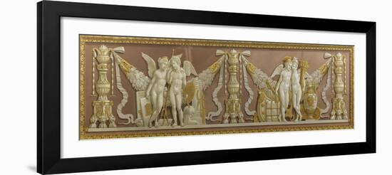 La Naviguation et le commerce, l'Architecture et la Peinture-Anne-Louis Girodet de Roussy-Trioson-Framed Giclee Print