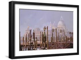 La Nebbia a Venezia-Guido Borelli-Framed Giclee Print