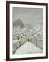 La neige à Louveciennes (Yvelines)-Alfred Sisley-Framed Giclee Print