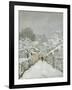 La neige à Louveciennes (Yvelines)-Alfred Sisley-Framed Giclee Print