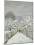 La neige à Louveciennes (Yvelines)-Alfred Sisley-Mounted Giclee Print