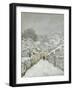 La neige à Louveciennes (Yvelines)-Alfred Sisley-Framed Giclee Print