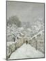 La neige à Louveciennes (Yvelines)-Alfred Sisley-Mounted Giclee Print