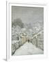 La neige à Louveciennes (Yvelines)-Alfred Sisley-Framed Giclee Print