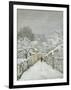 La neige à Louveciennes (Yvelines)-Alfred Sisley-Framed Giclee Print