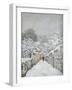 La neige à Louveciennes (Yvelines)-Alfred Sisley-Framed Giclee Print