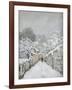 La neige à Louveciennes (Yvelines)-Alfred Sisley-Framed Giclee Print