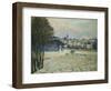 La Neige a Marly-Le-Roi, 1875, Snow at Marly-Le-Roi-Alfred Sisley-Framed Giclee Print