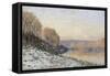 La neige à Port-Marly, gelée blanche (1872)-Alfred Sisley-Framed Stretched Canvas