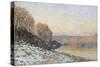La neige à Port-Marly, gelée blanche (1872)-Alfred Sisley-Stretched Canvas