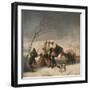 La Nevada or El Invierno, the Snowfall or Winter, 1786-7-Francisco de Goya-Framed Giclee Print