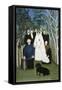 La Noce (The Wedding Party)-Henri Rousseau-Framed Stretched Canvas