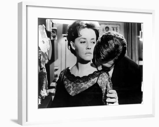 La Notte, Jeanne Moreau, Marcello Mastroianni, 1961-null-Framed Photo