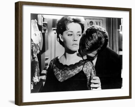 La Notte, Jeanne Moreau, Marcello Mastroianni, 1961-null-Framed Photo