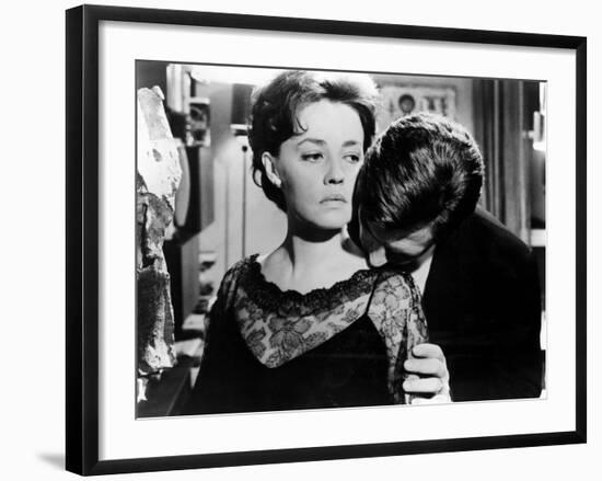 La Notte, Jeanne Moreau, Marcello Mastroianni, 1961-null-Framed Photo