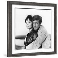 La Novice by Alberto Lattuada with Pascale Petit and Jean-Paul Belmondo, 1961 (b/w photo)-null-Framed Photo