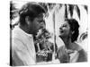 La Nuit by l'iguane THE NIGHT OF THE IGUANA by John Huston with Richard Burton and Ava Gardner, 196-null-Stretched Canvas