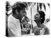 La Nuit by l'iguane THE NIGHT OF THE IGUANA by John Huston with Richard Burton and Ava Gardner, 196-null-Stretched Canvas